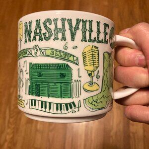 Starbucks Nashville Tennessee Been There Series Collection Coffee Mug Cup 14 Oz